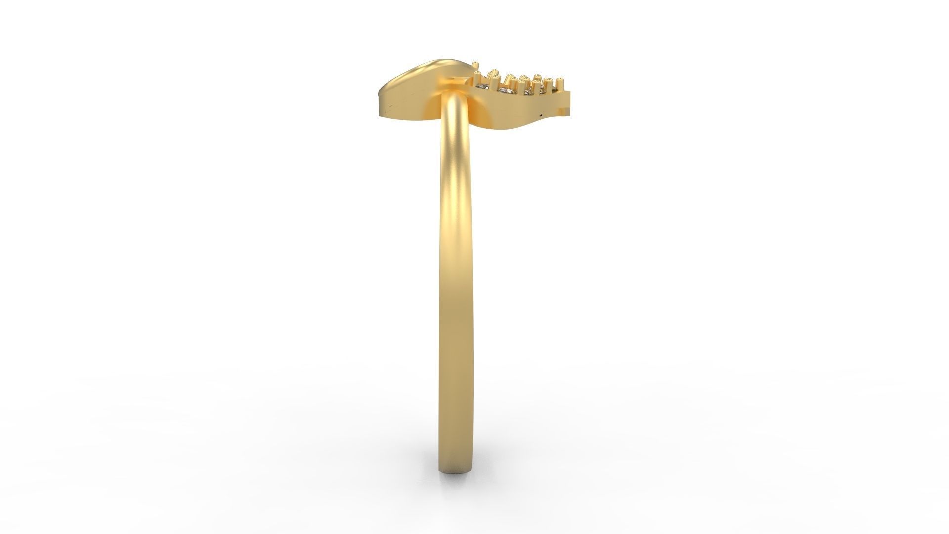 Minimalist Ring 183  3D print model_3