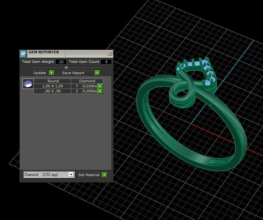 Minimalist Ring 183  3D print model_6
