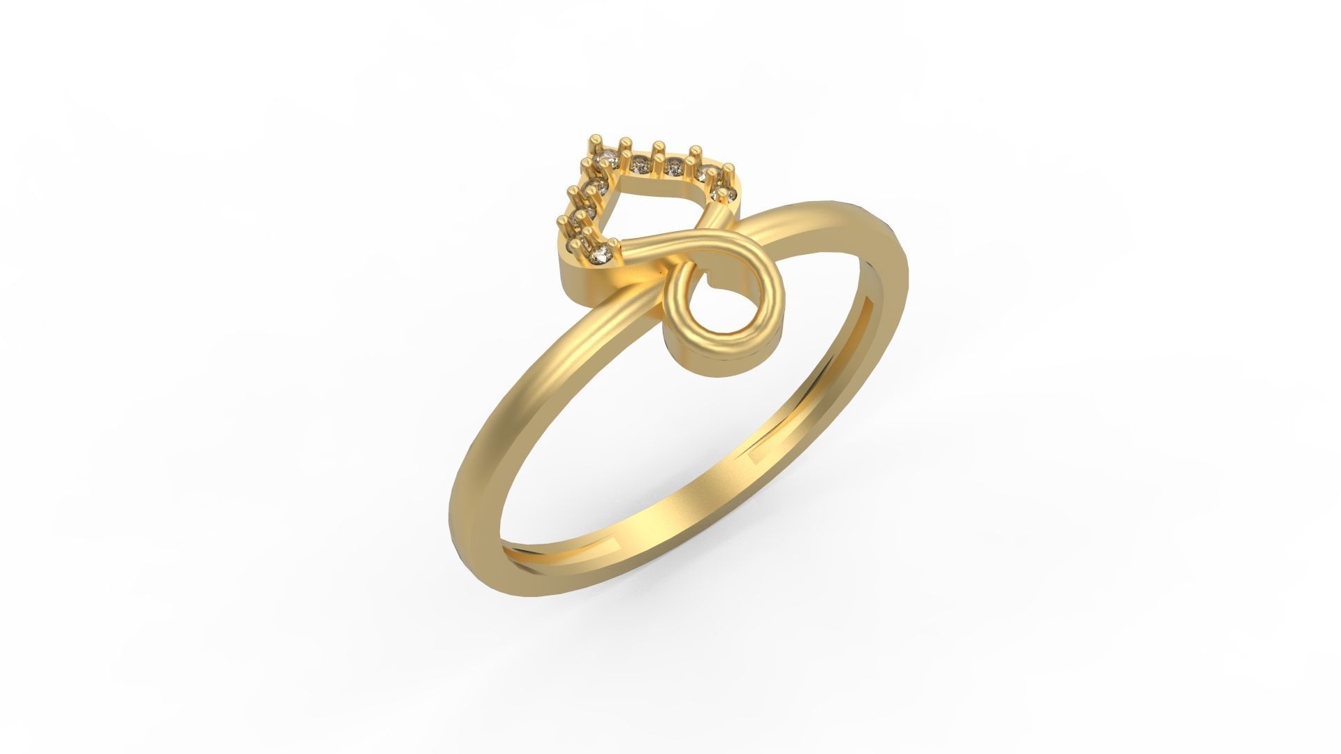 Minimalist Ring 183  3D print model_1