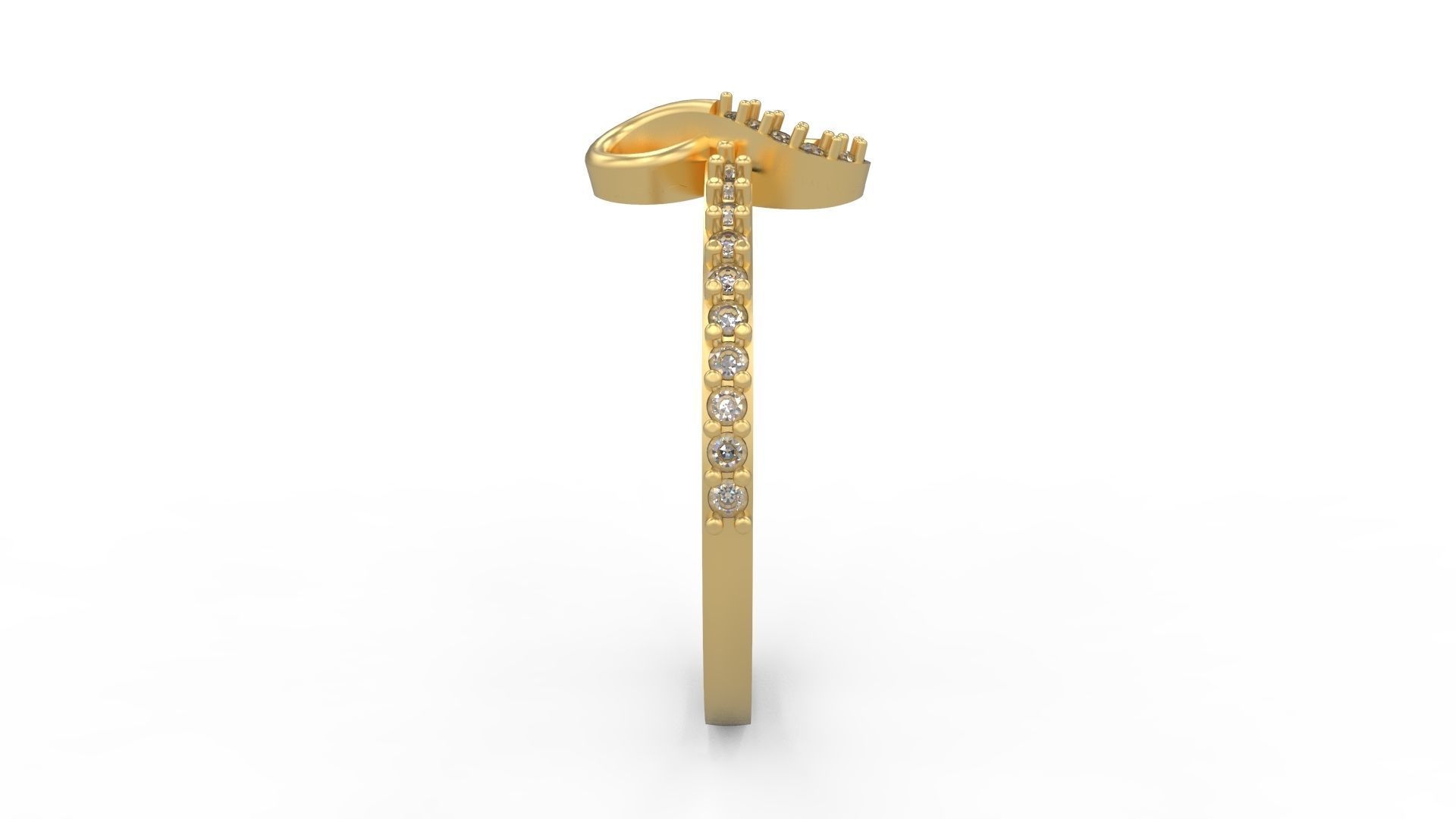 Minimalist Ring 188 3D print model_3