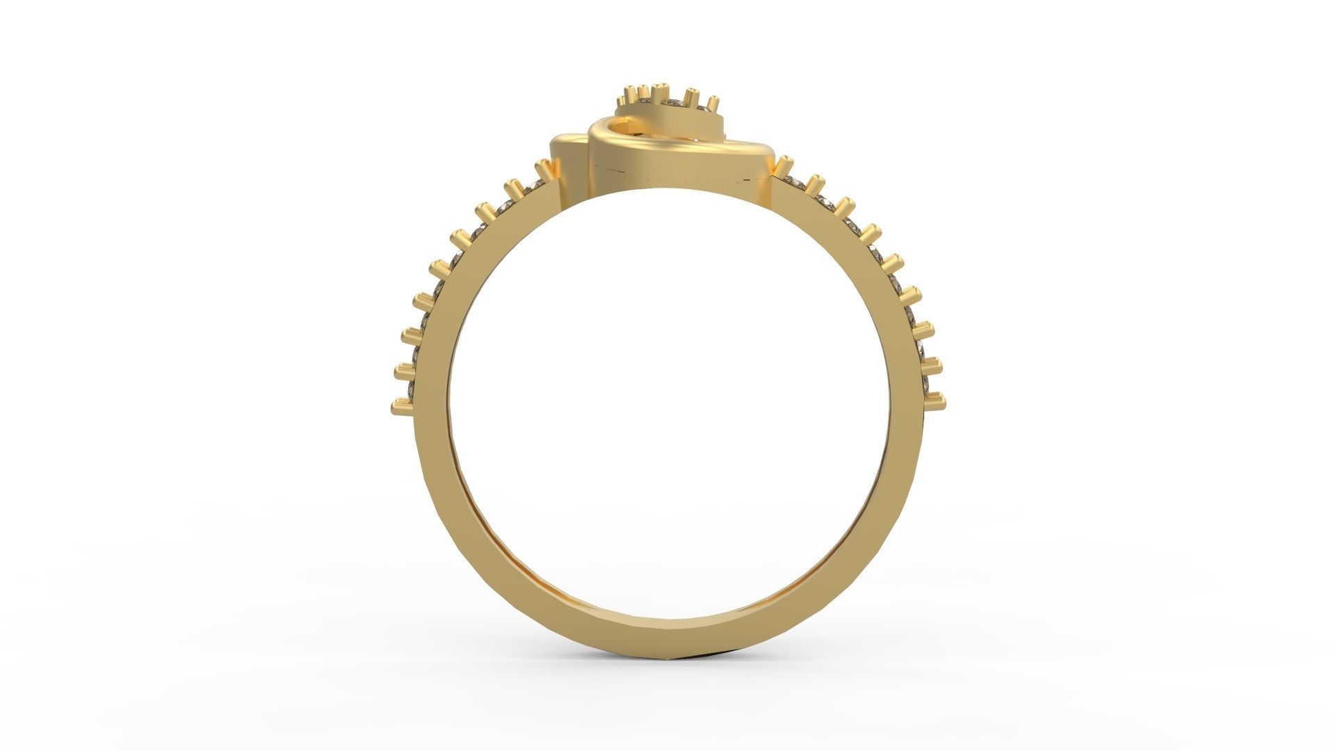 Minimalist Ring 189 3D print model_2