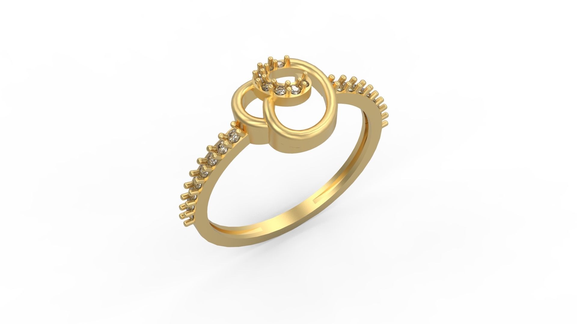 Minimalist Ring 189 3D print model_1
