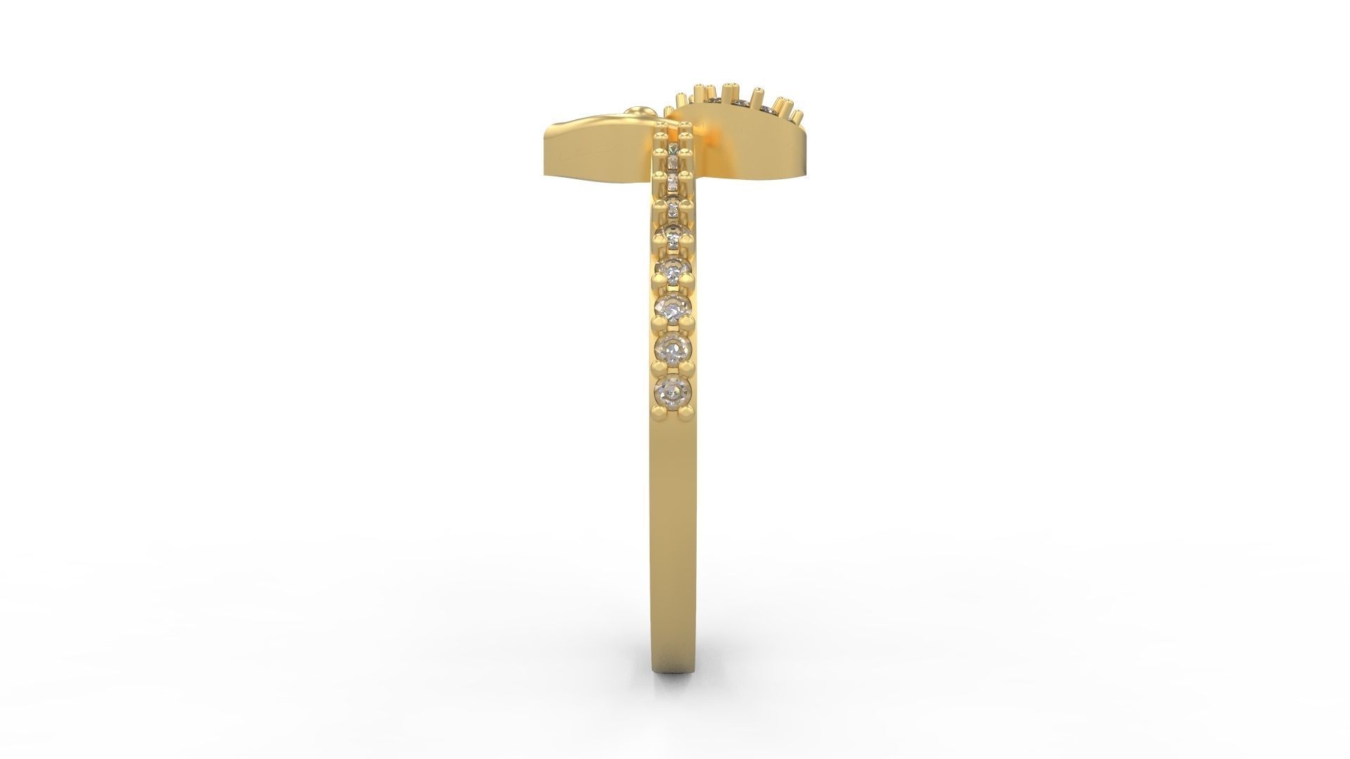 Minimalist Ring 192 3D print model_3