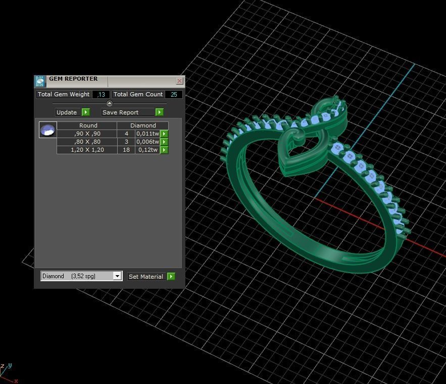 Minimalist Ring 192 3D print model_8