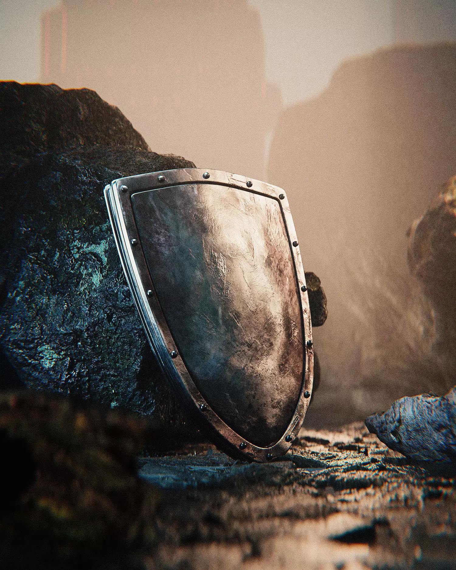 3D Shield Free 3D model