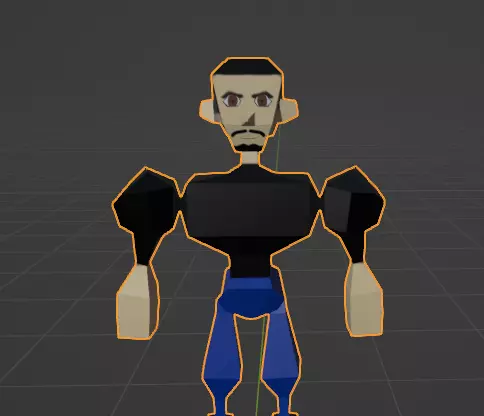 Michael SATIVA Low-poly 3D model