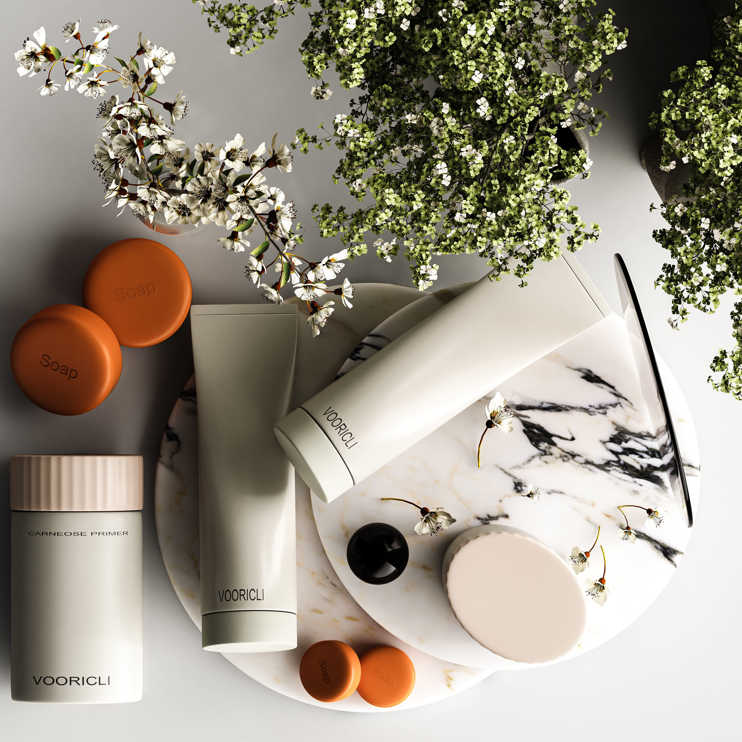 Bathroom accessories D 3D model_2