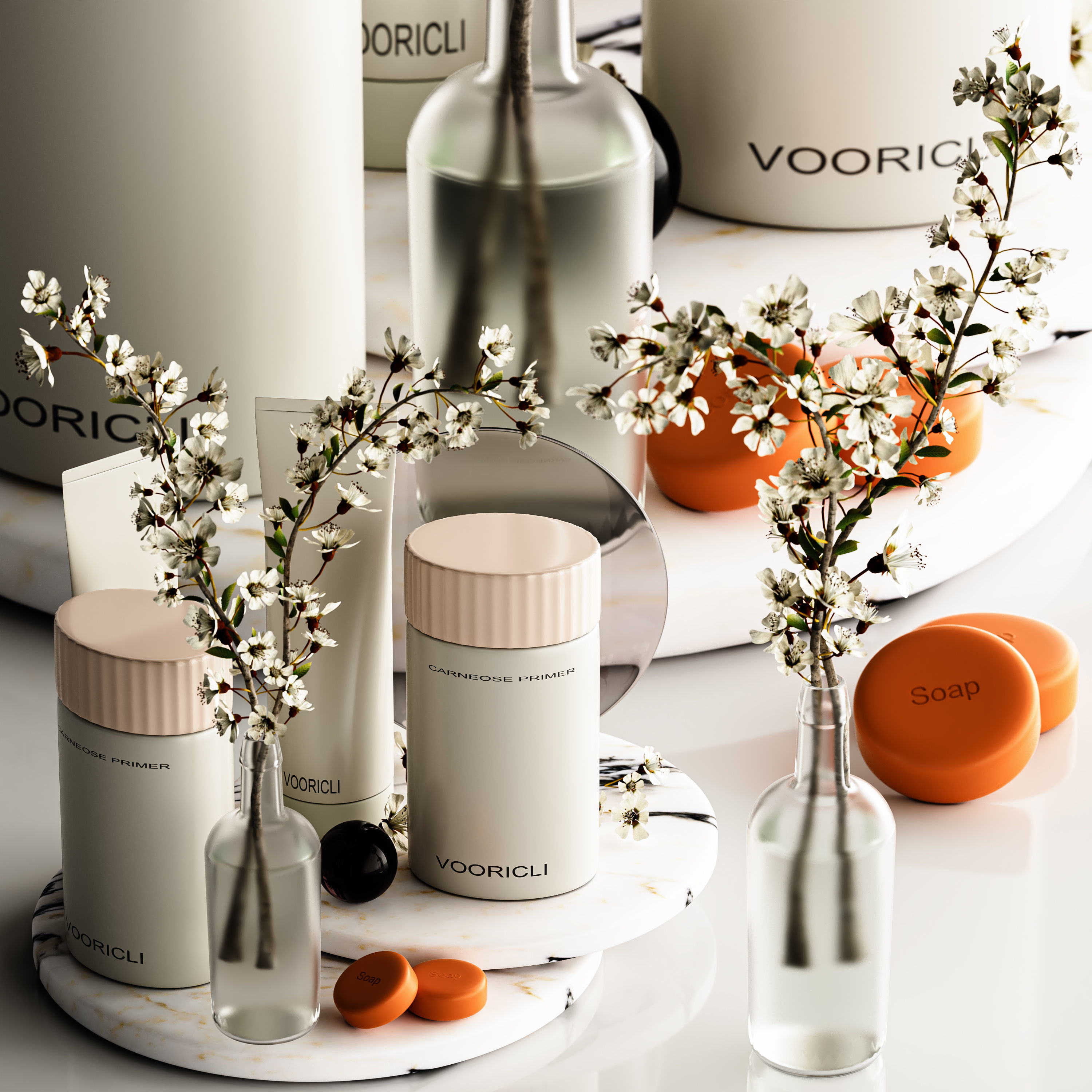 Bathroom accessories D 3D model_1