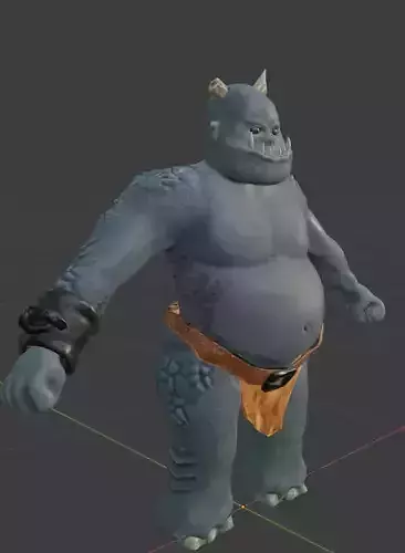 Goblin creature with big belly