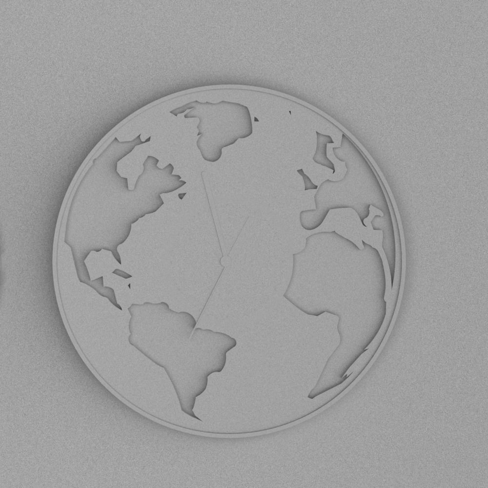 wall clock 3D model_9