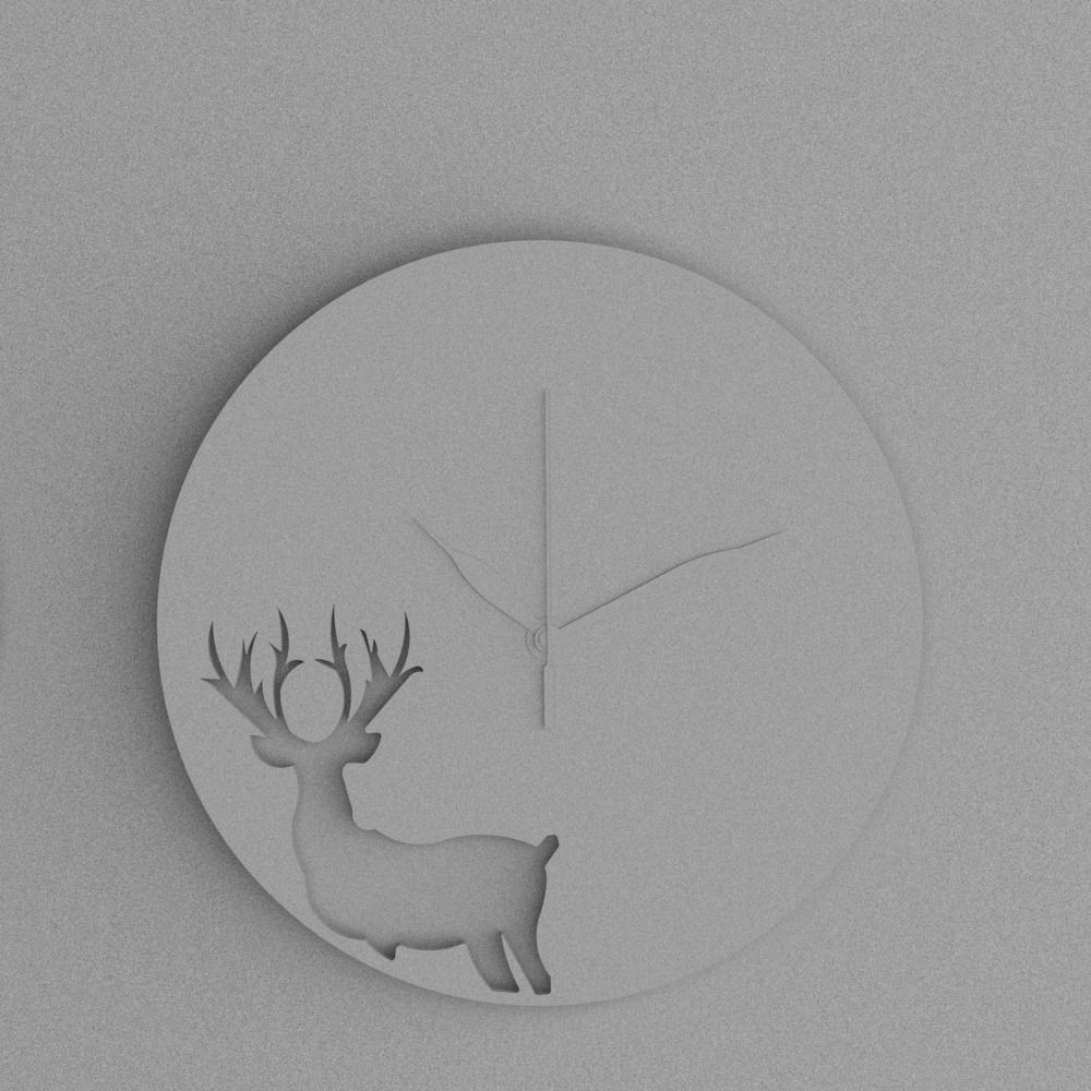 wall clock 3D model_5