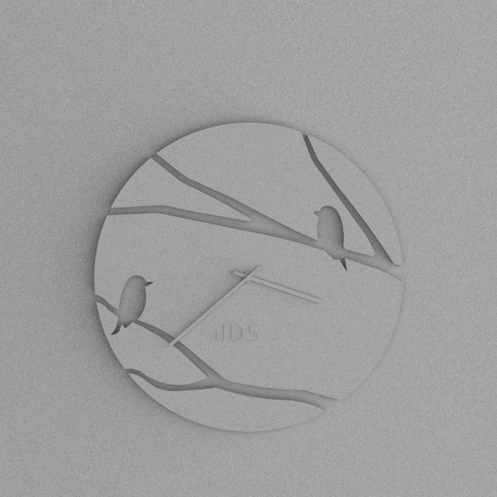 wall clock 3D model_7