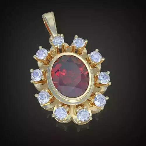 My Exclusive Pendant model 3D 0129 printable model9