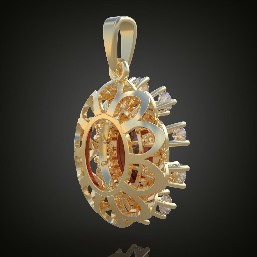 My Exclusive Pendant model 3D 0129 printable model9 3D print model_11