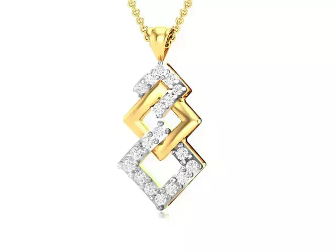 Women Pendant 3DM STL OBJ FBX Render Details