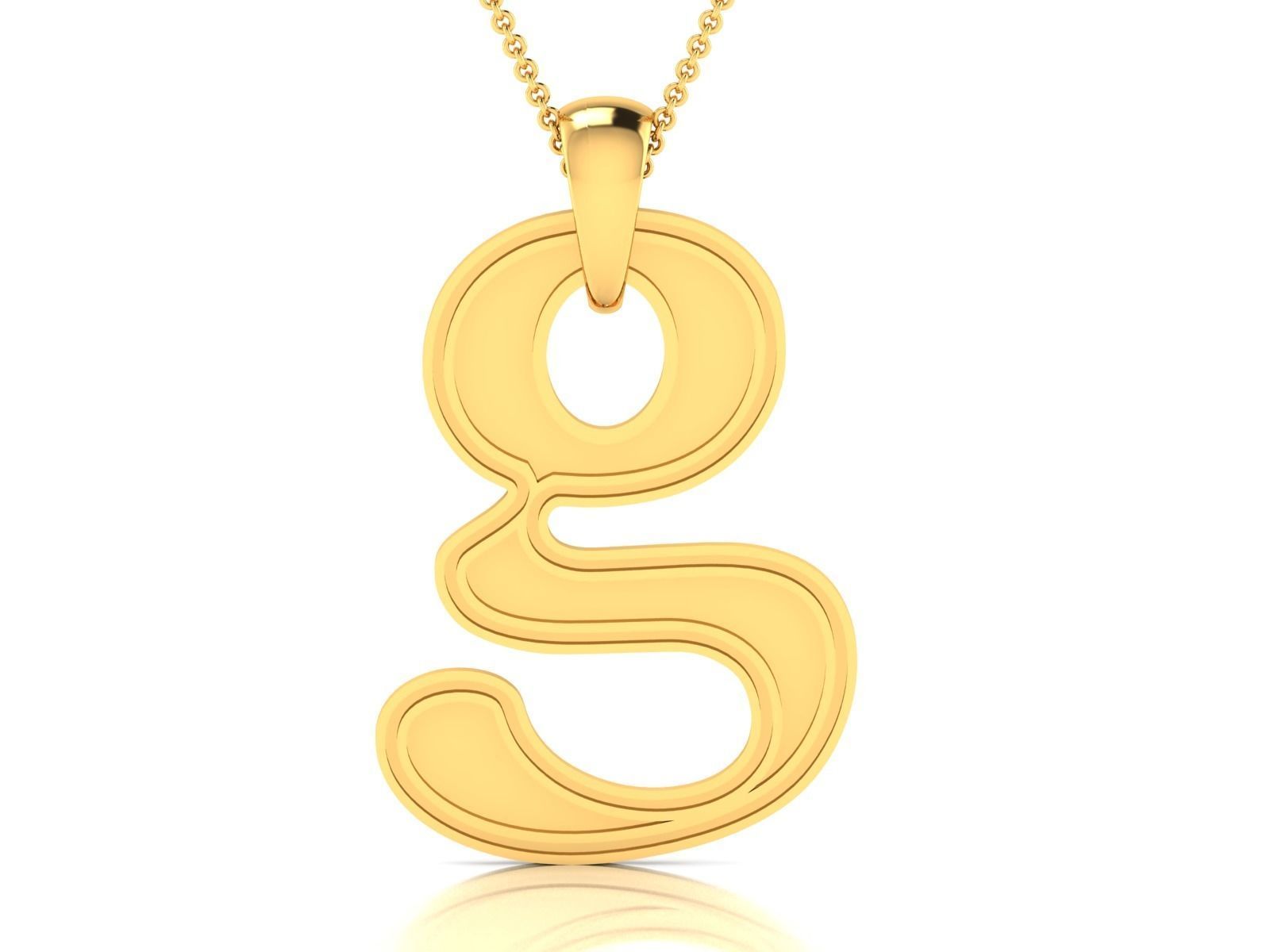 Women Pendant 3DM STL OBJ FBX Render Details 3D print model_3