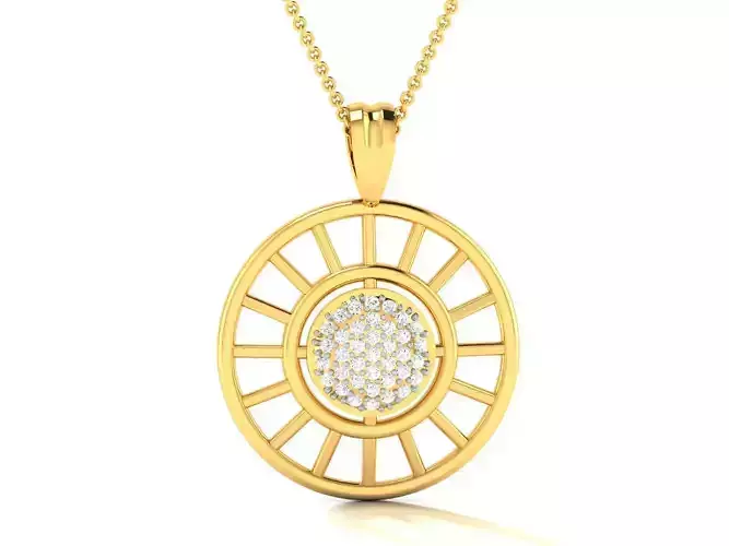 Women Pendant 3DM STL OBJ FBX Render Details