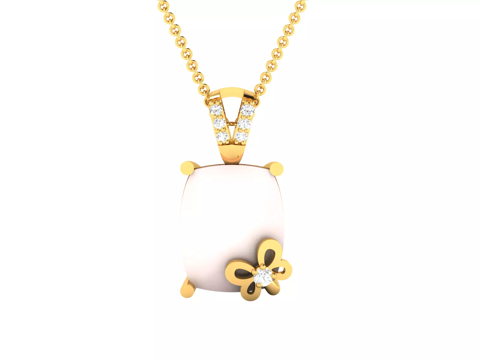 Women Pendant 3DM STL OBJ FBX Render Details 3D print model_0