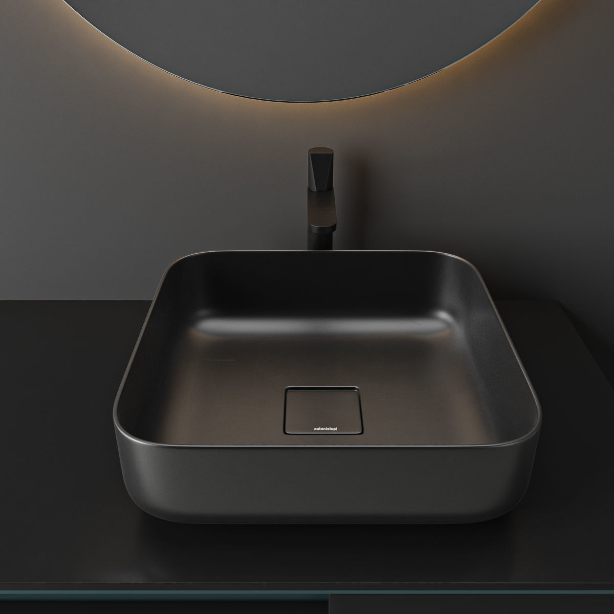 bathroom furniture set 43 3D model_4