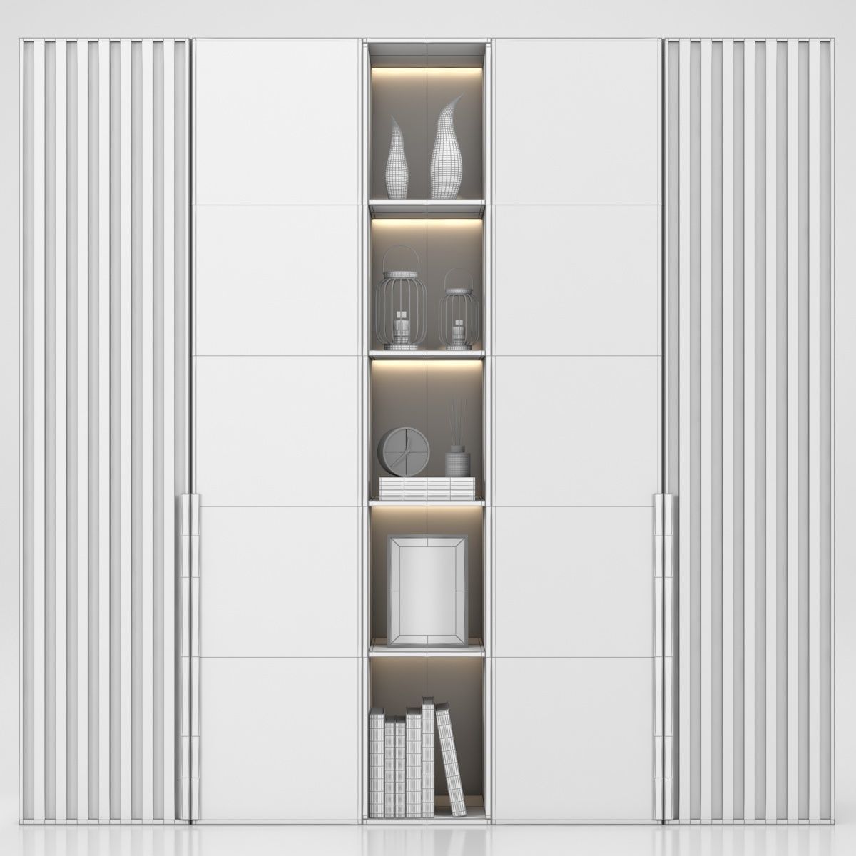 furniture composition 7 3D model_4