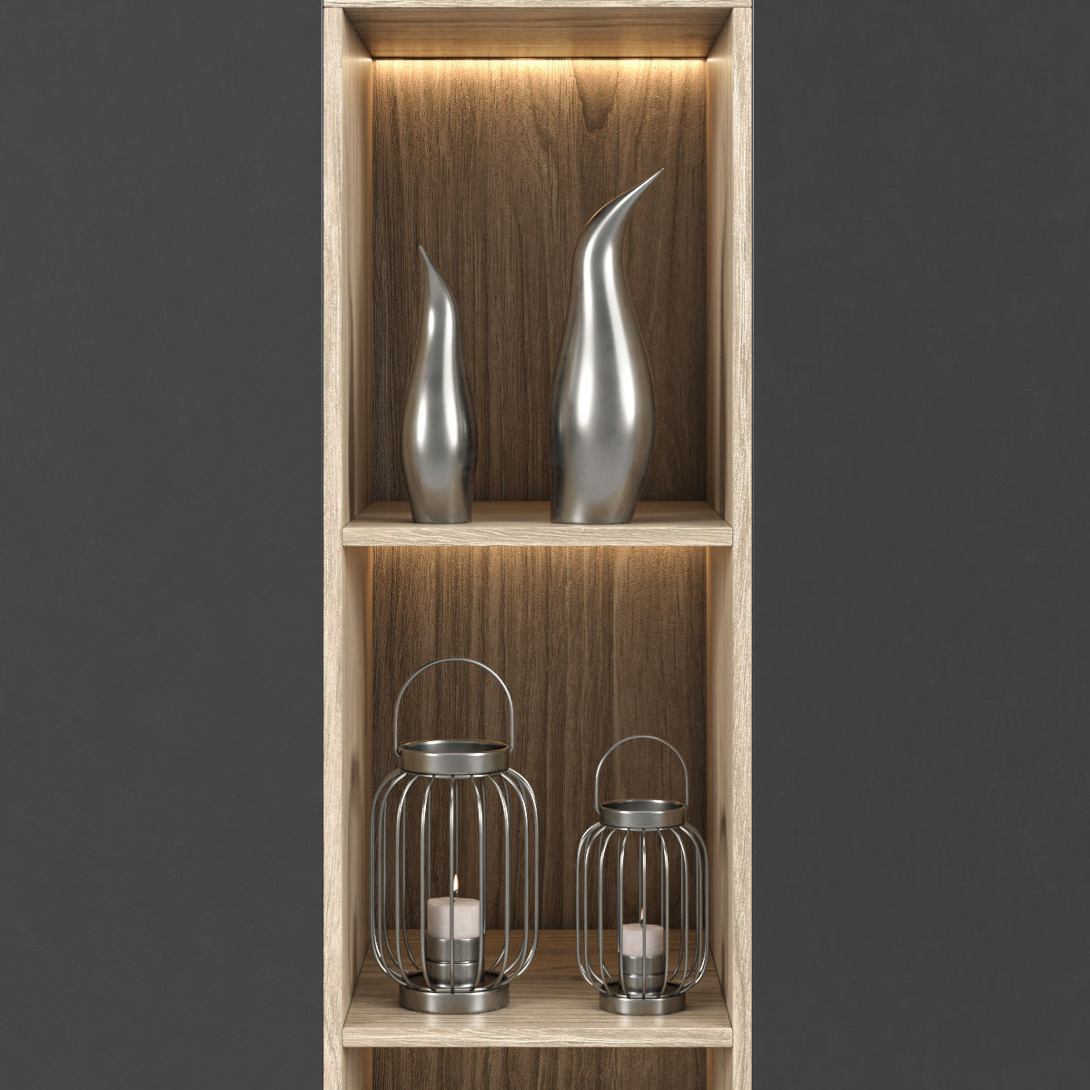 furniture composition 7 3D model_2