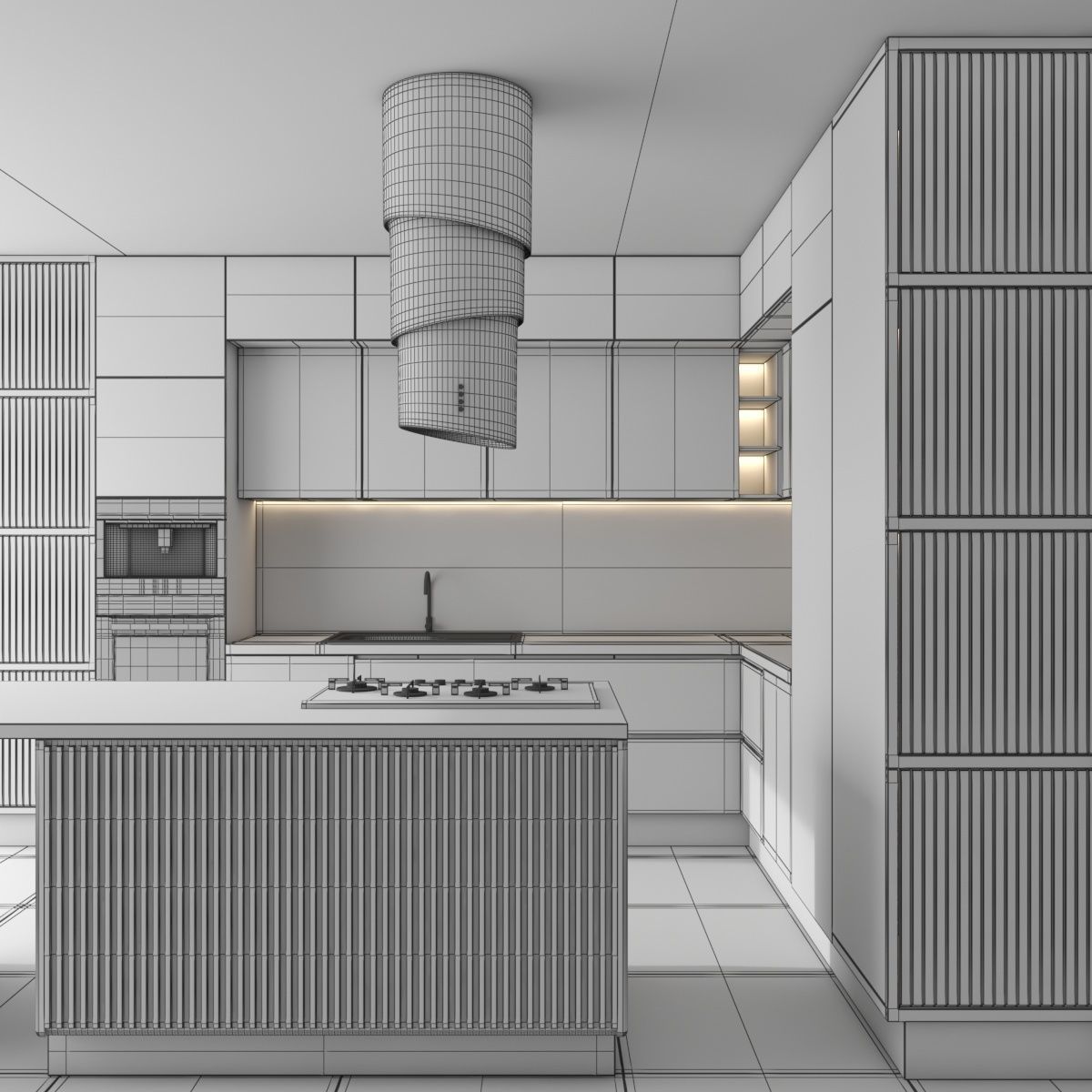 kitcen set 31 3D model_4