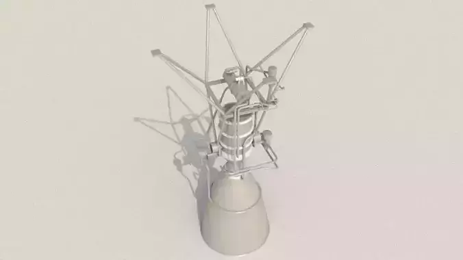 DU802 rocket engine from ksp mod