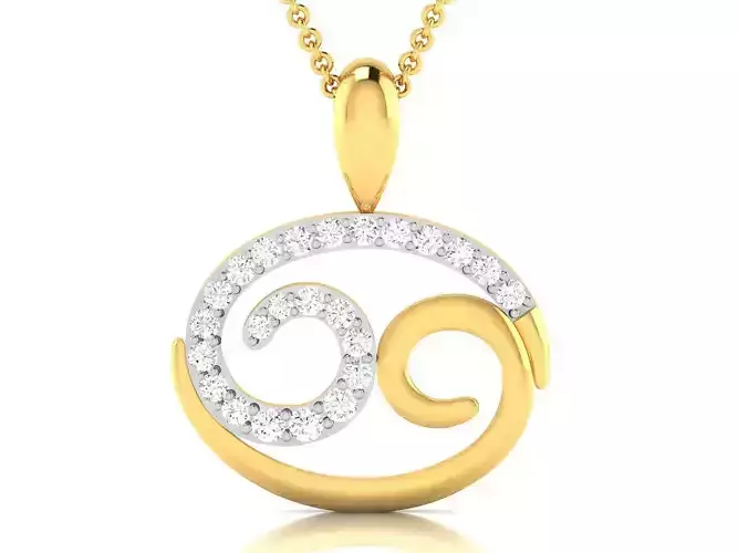 Women Pendant 3DM STL OBJ FBX Render Details
