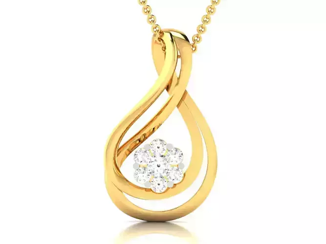 Women Pendant 3DM STL OBJ FBX Render Details