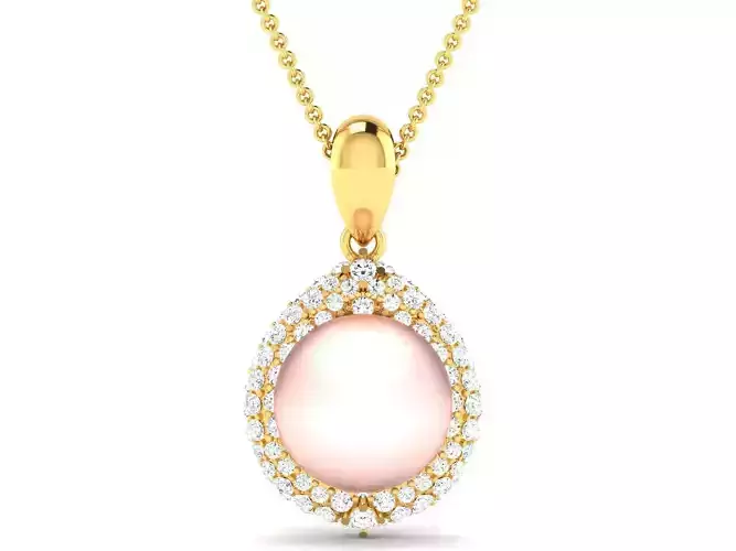 Women Pendant 3DM STL OBJ FBX Render Details