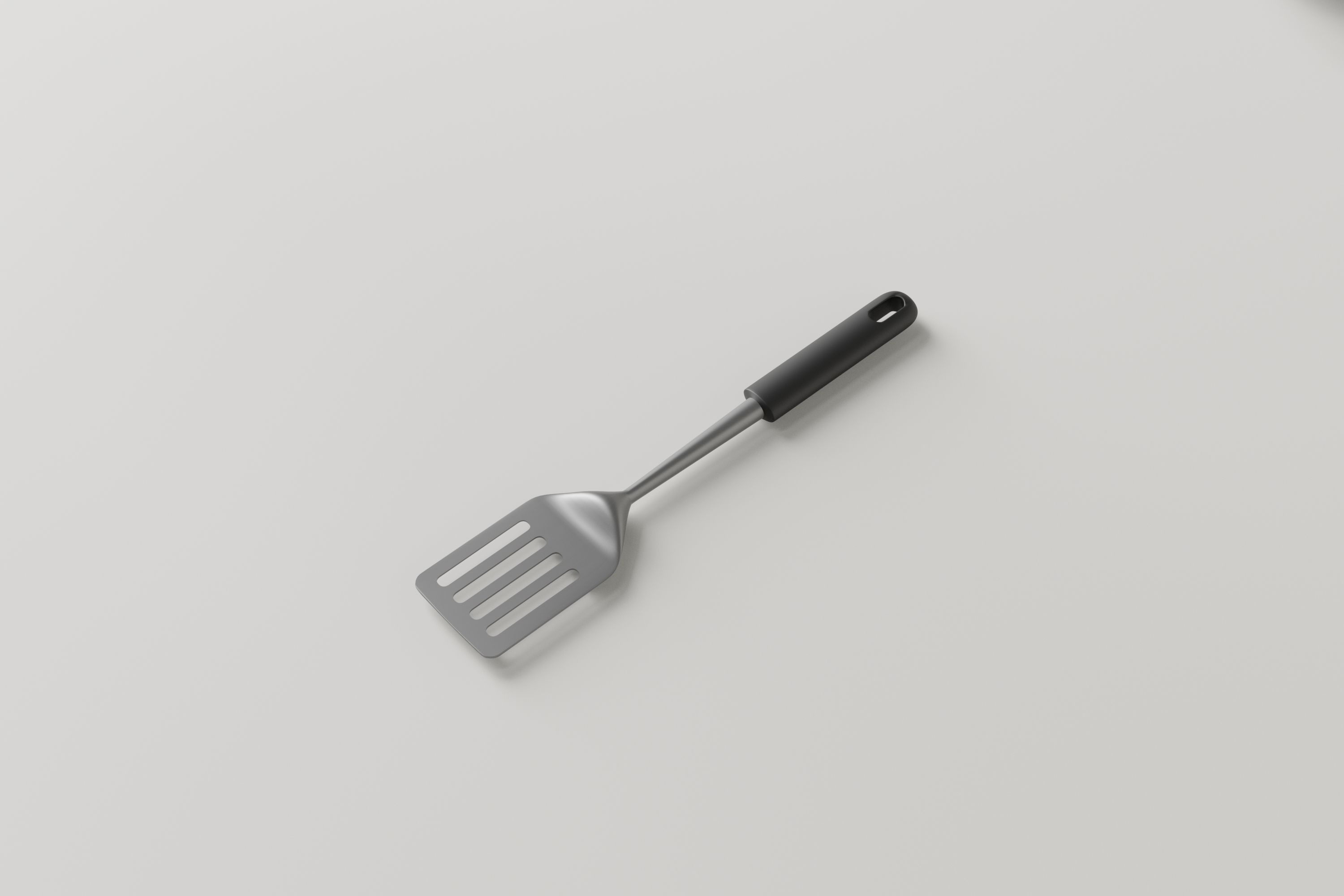 Stainless Kitchen Item Pack Low-poly 3D model_17