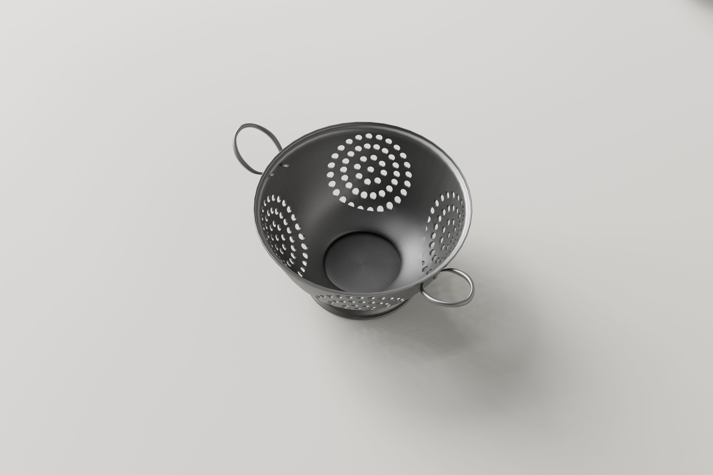 Stainless Kitchen Item Pack Low-poly 3D model_10