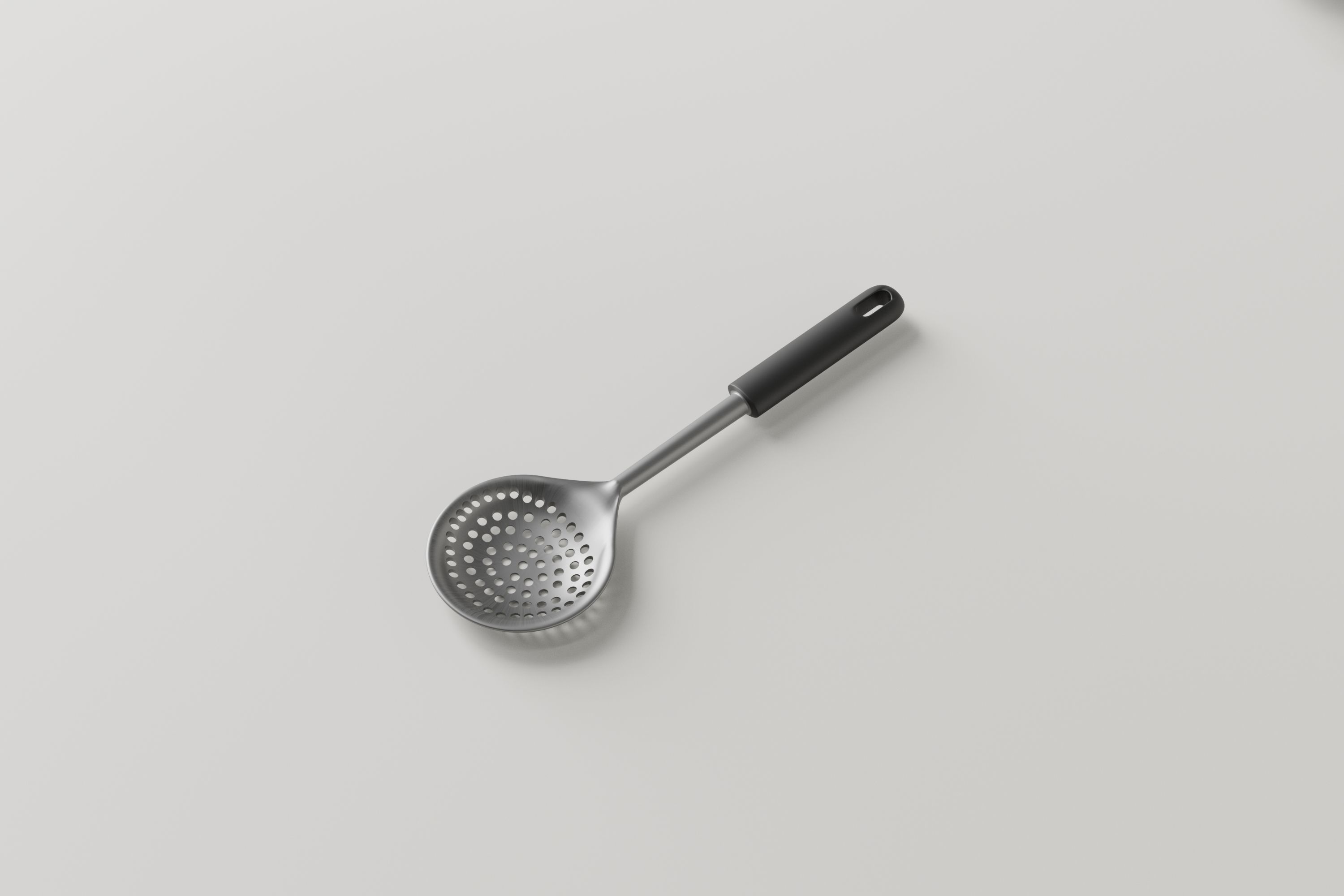 Stainless Kitchen Item Pack Low-poly 3D model_19