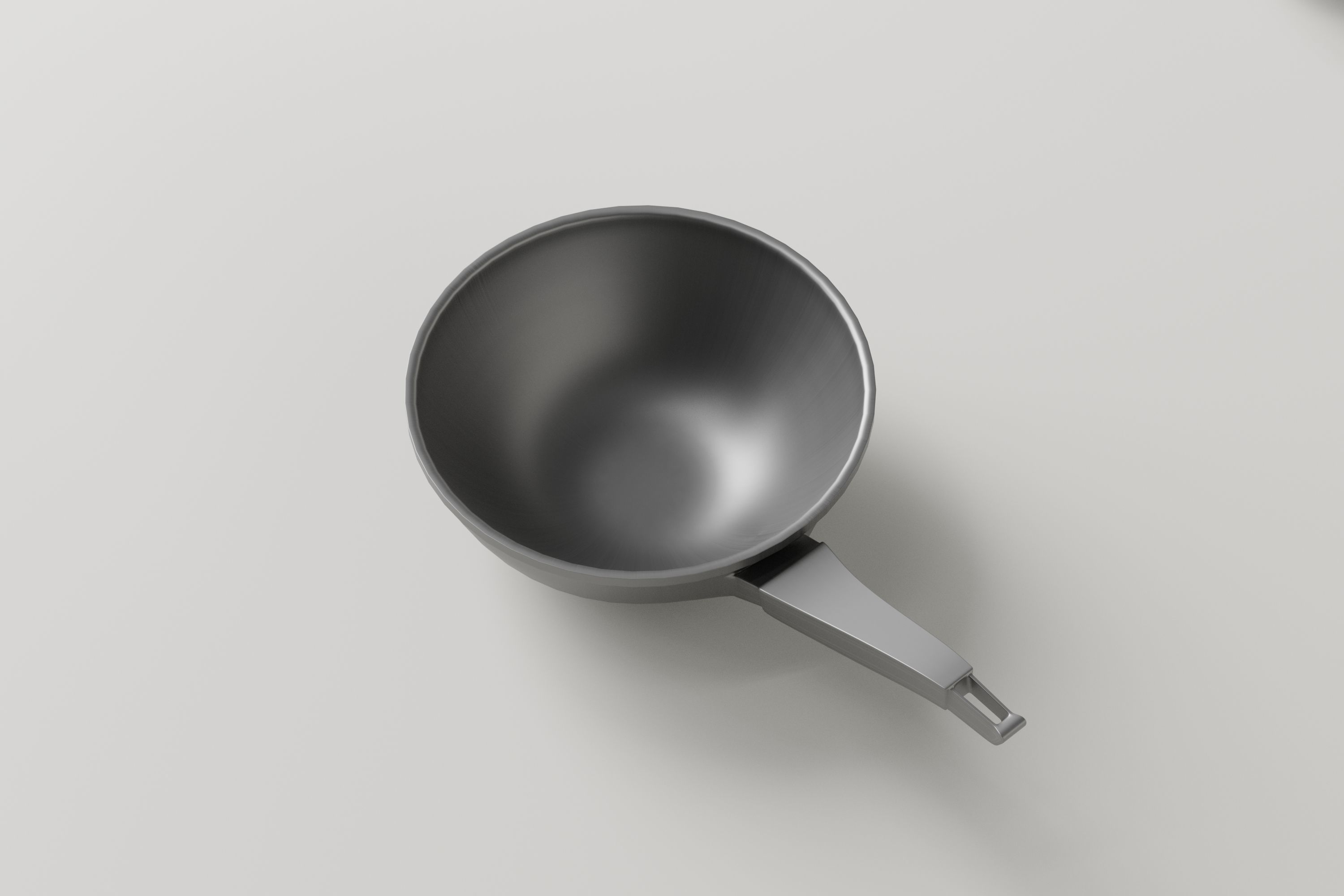Stainless Kitchen Item Pack Low-poly 3D model_6