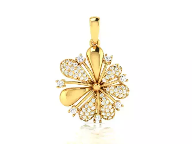 Women Pendant 3DM STL OBJ FBX Render Details