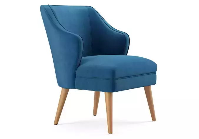 Swell Upholstered Fabric Armchair