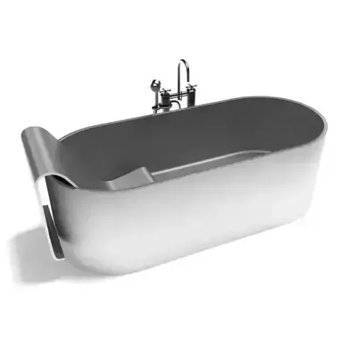 Modern Grey Bath Tub