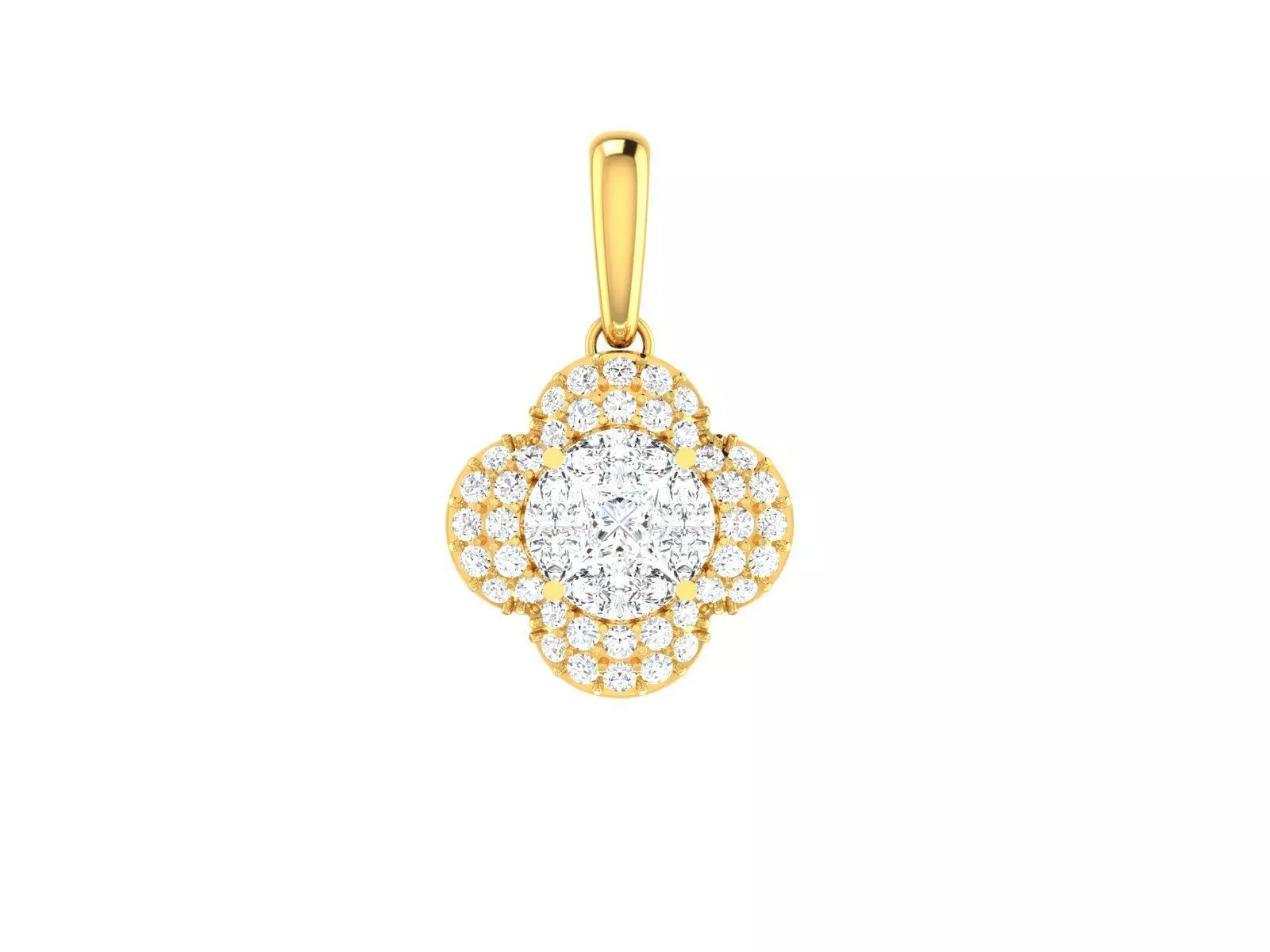 Women Pendant 3DM STL OBJ FBX Render Details 3D print model_0