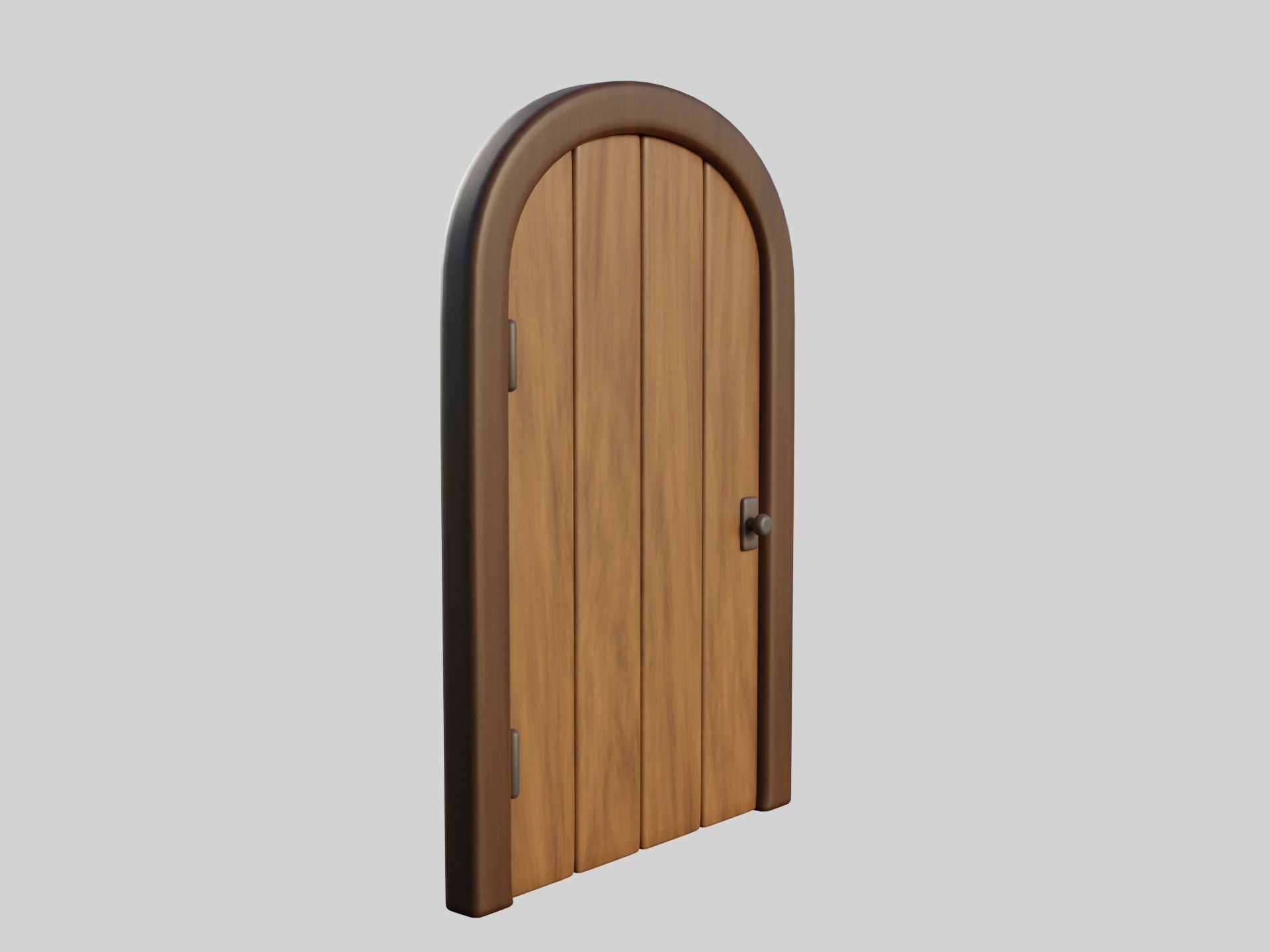 Cartoon Door 17a 3D model_6