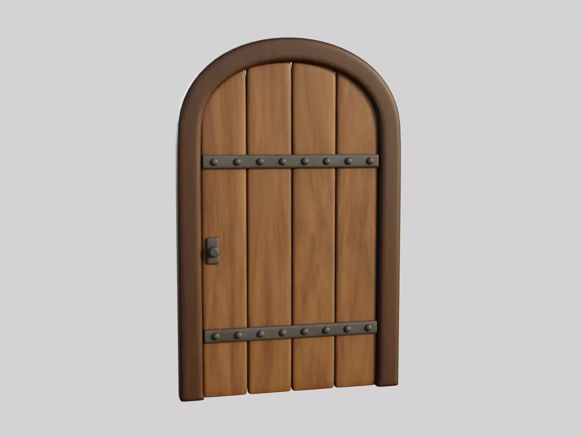 Cartoon Door 17a 3D model_0