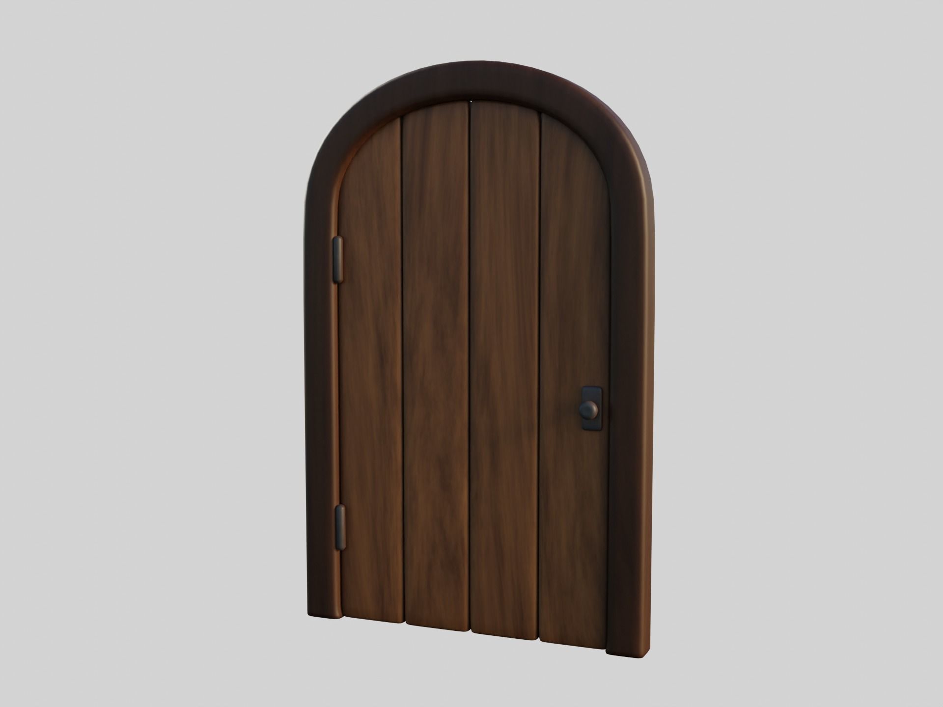 Cartoon Door 17a 3D model_4