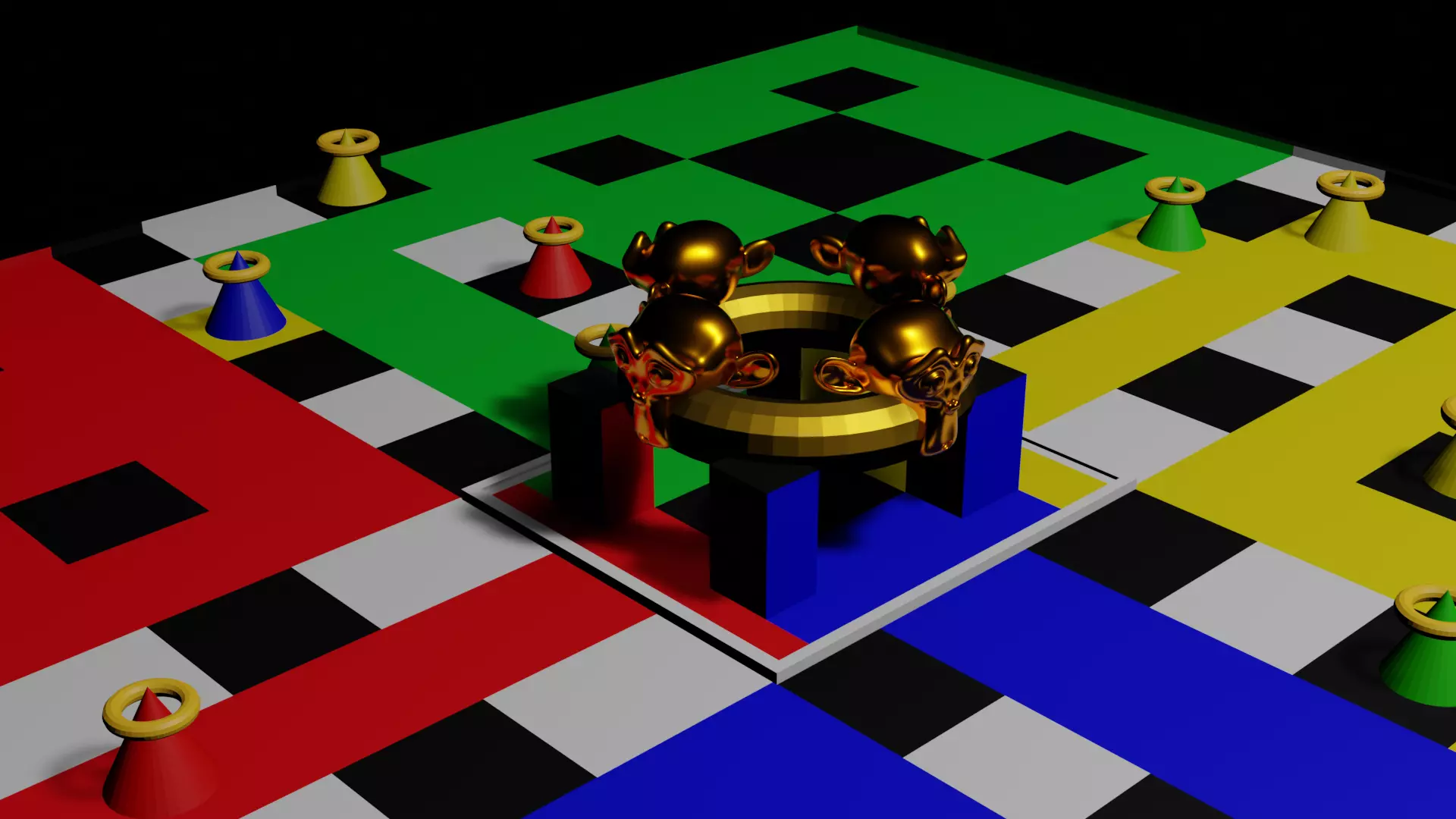 LUDO STAR 3D MAKE IN BLENDER BY MR DELIGHT  3D model_0