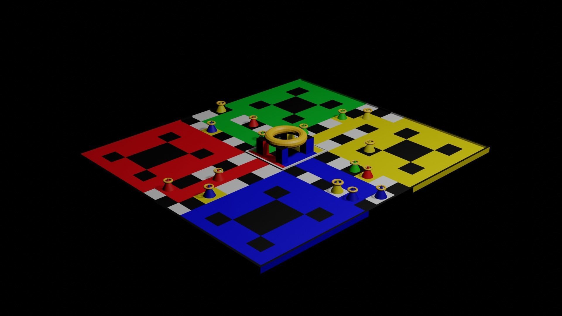 LUDO STAR 3D MAKE IN BLENDER BY MR DELIGHT  3D model_1