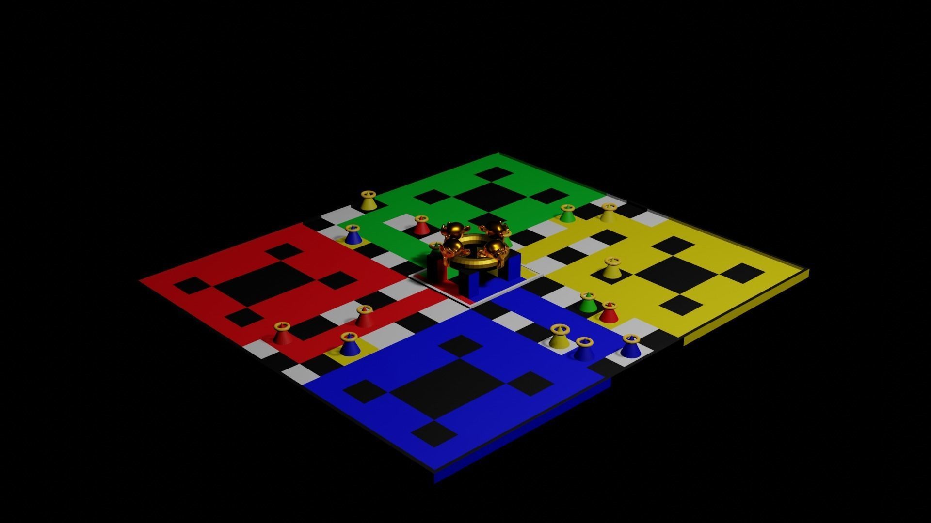 LUDO STAR 3D MAKE IN BLENDER BY MR DELIGHT  3D model_3