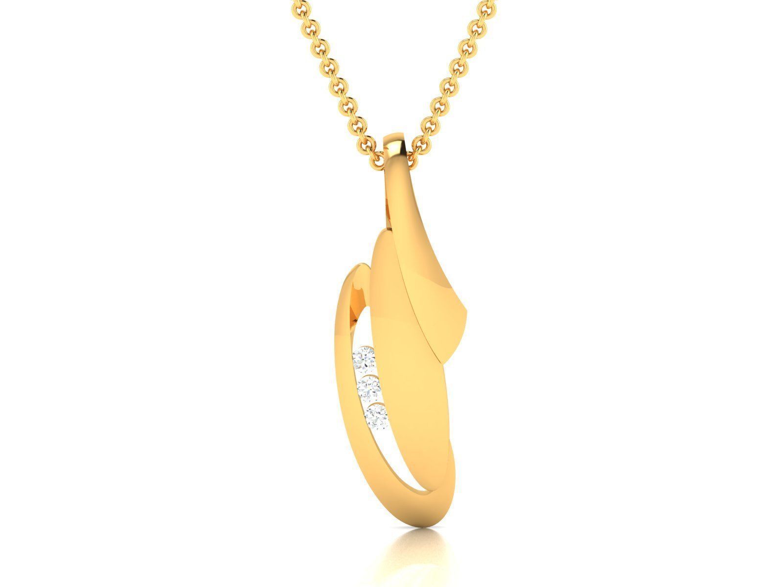 Women Pendant 3DM STL OBJ FBX Render Details 3D print model_5