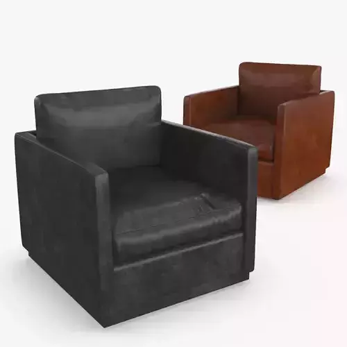 Leather Armchair v3
