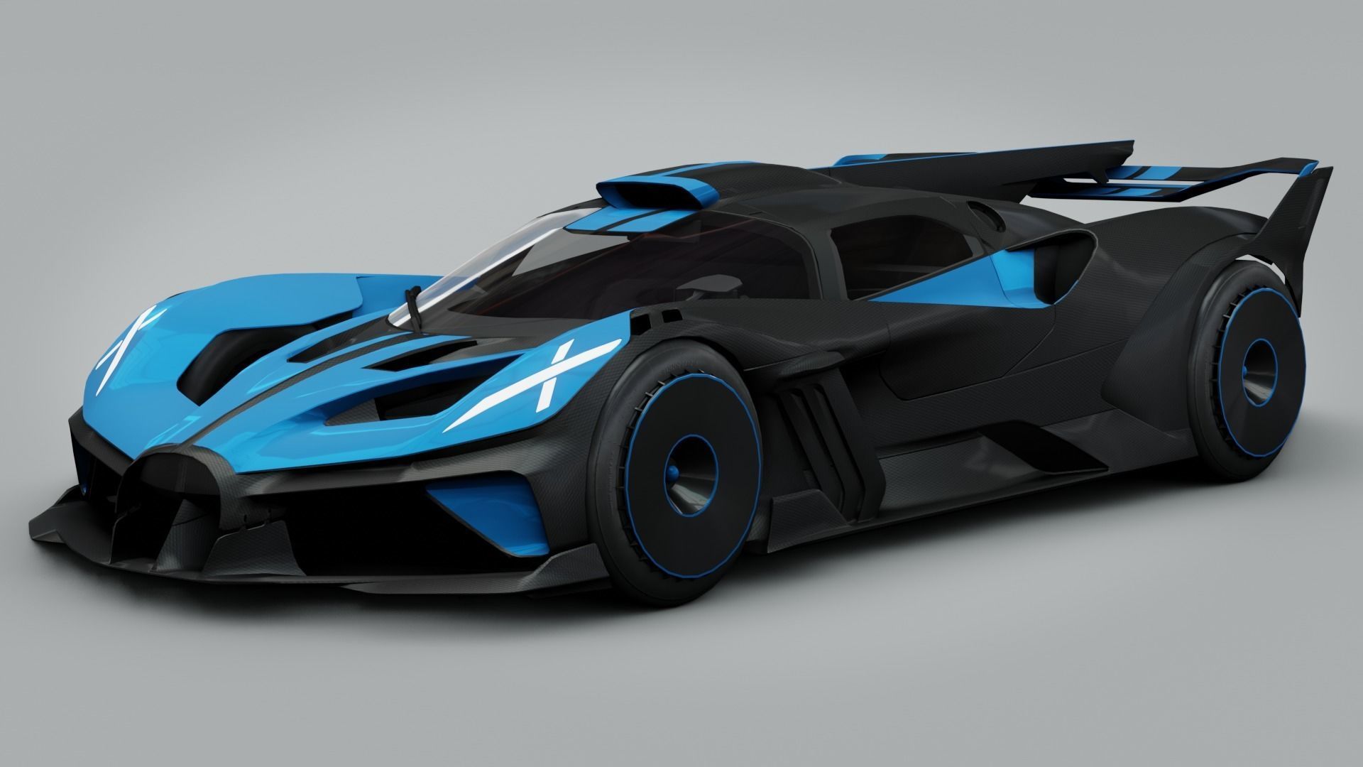 Bugatti Bolide  3D model_1