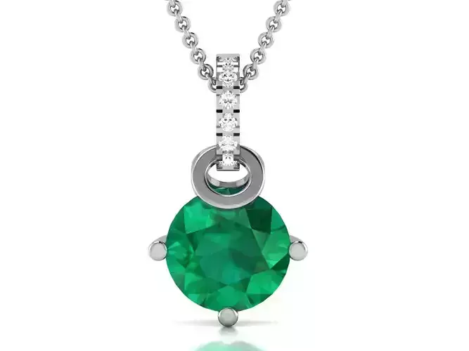 Women Pendant 3DM STL OBJ FBX Render Details