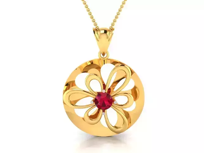 Women Pendant 3DM STL OBJ FBX Render Details