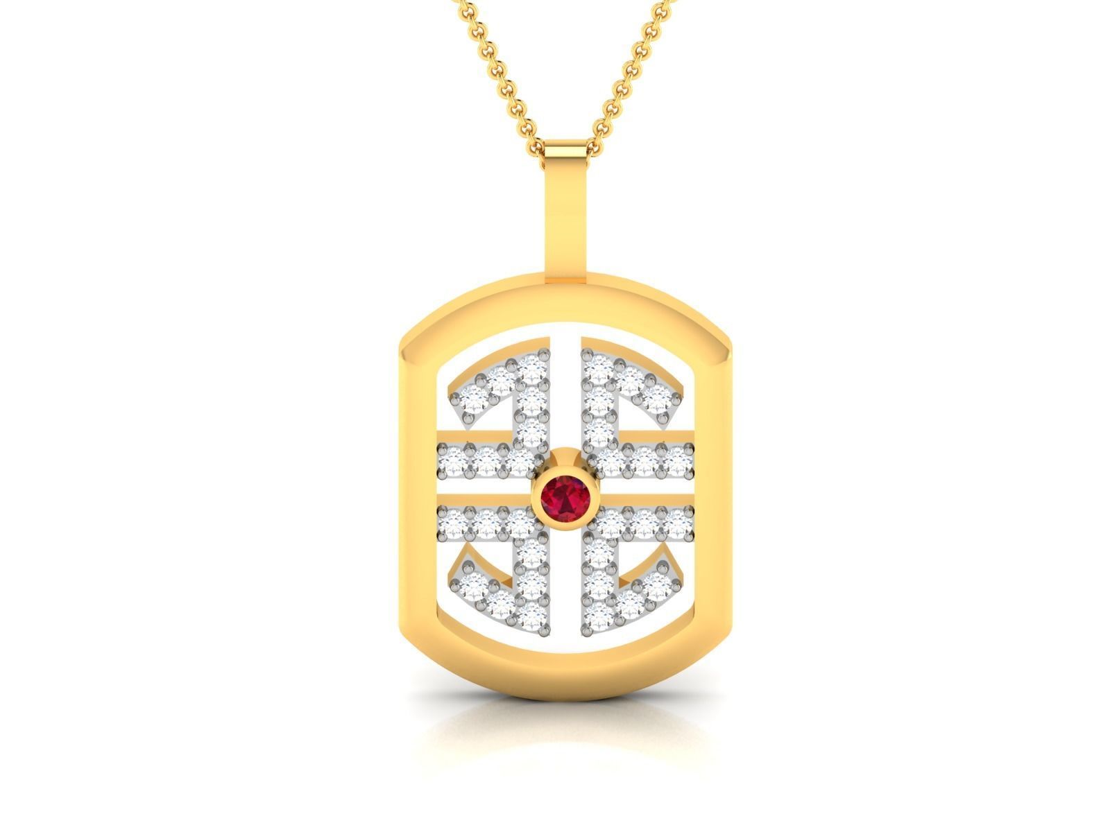 Women Pendant 3DM STL OBJ FBX Render Details 3D print model_2